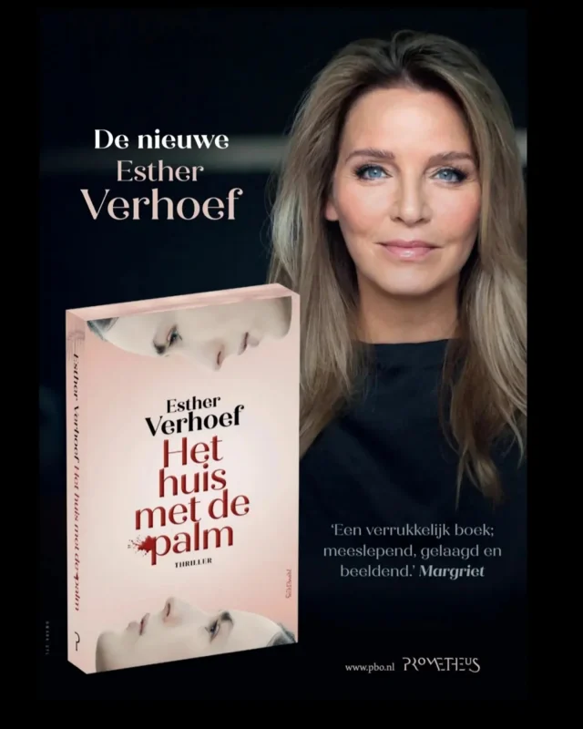 Wat een heerlijke thriller weer van Esther Verhoef: het huis met de palm!🌴Morgen ligt hij in de winkel❤️

Van begin tot eind geboeid – meeslepend, scherp en weer zó knap geschreven. 
Genoten van de klus, van de vriendschap, en van het leven tussendoor.

Boek dicht, hart vol🫶🏻

#Hethuismetdepalm #EstherVerhoef #bestethrillerschrijfster #boekentip #genieten #vriendschap #hetlevenzoalshetmagzijn